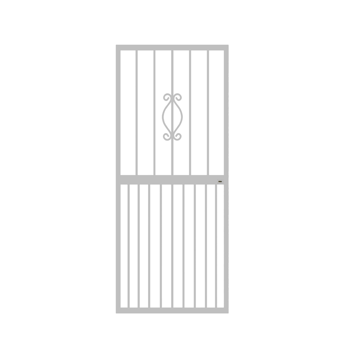 Regal steel security gate for residential entrance security