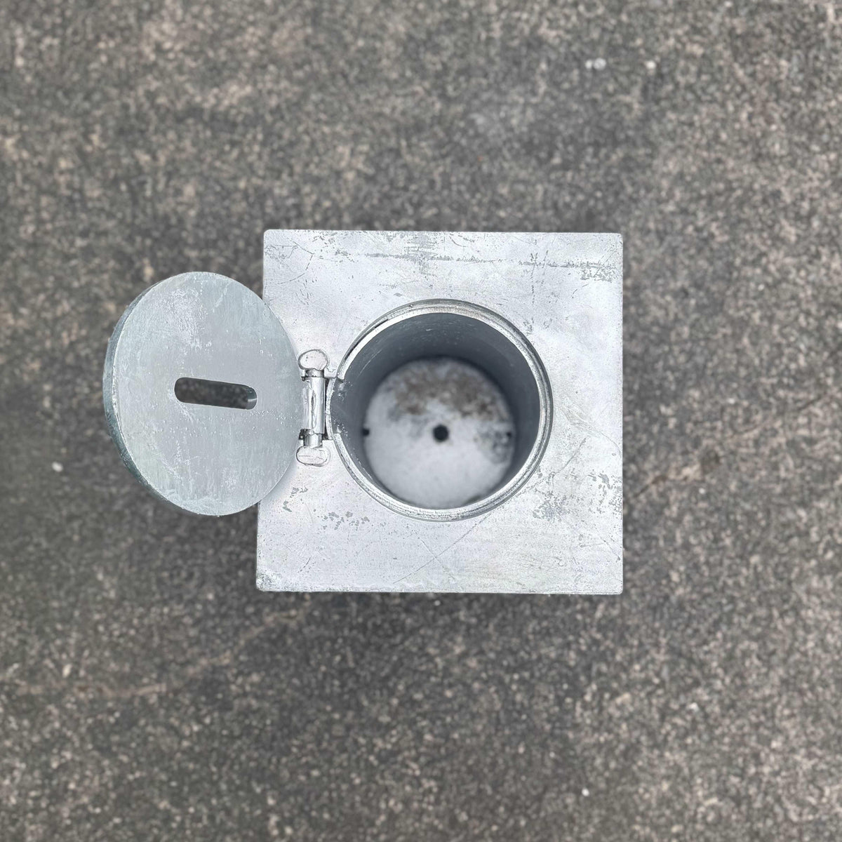 Removable Bollard Base Housing 10mm Steel Square Plate - Bollard, Bollard Base, Commercial, Gates, Residential - DIY XPANDA