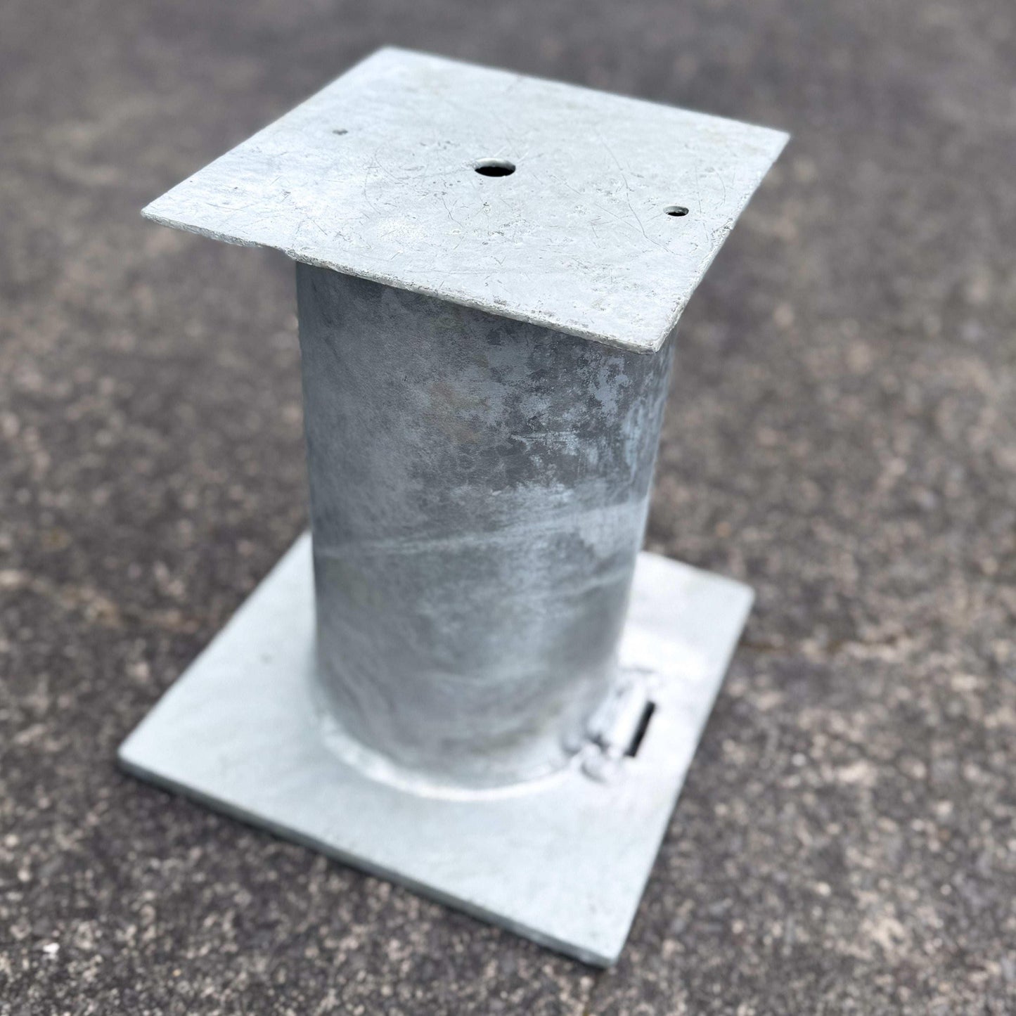 Removable Bollard Base Housing 10mm Steel Square Plate - Bollard, Bollard Base, Commercial, Gates, Residential - DIY XPANDA