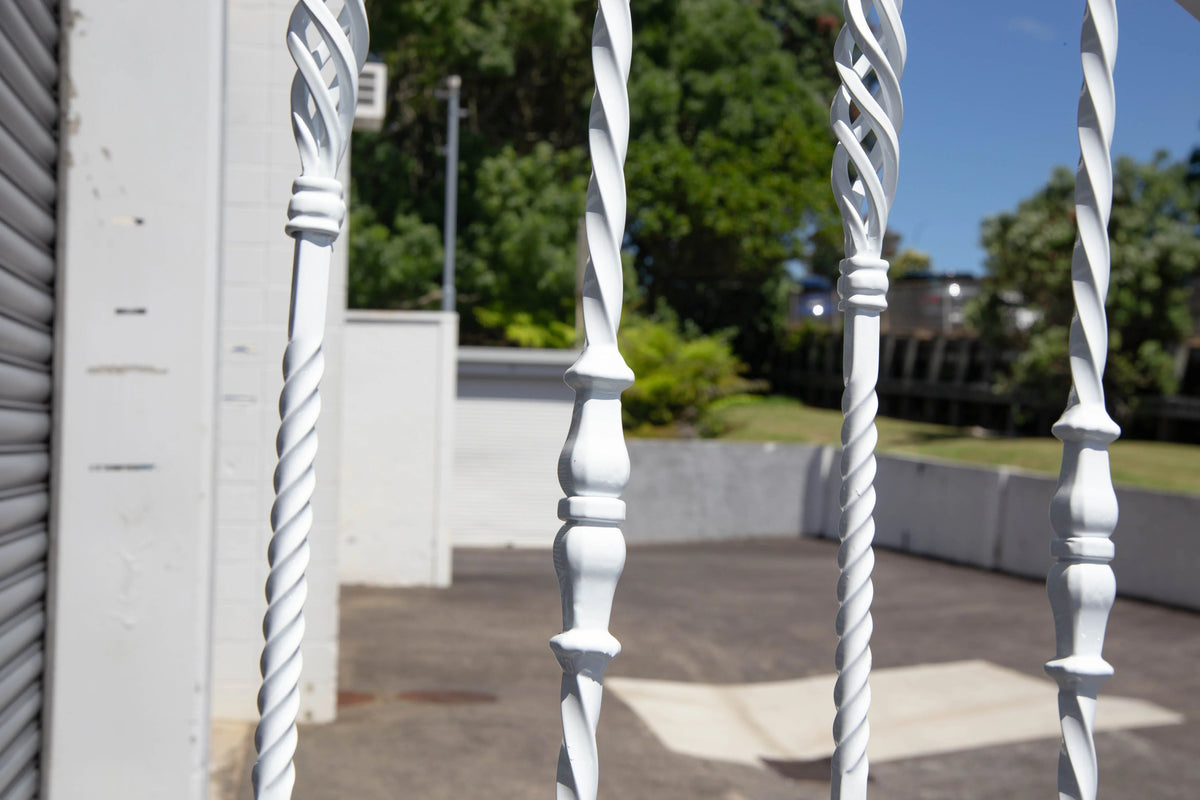 Renaissance steel security gate with deadlock for residential entrance security