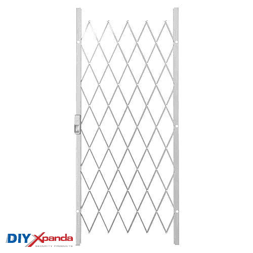 Saftidor Retractable Security Grille up-to 840mm Wide x 2000mm High - Commercial, Gates, Residential, retractable security door - DIY XPANDA