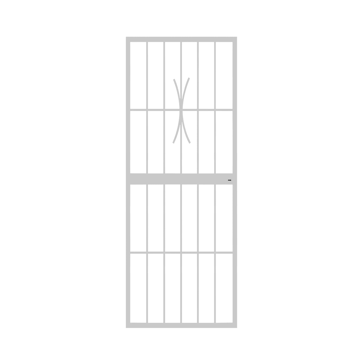 Sibaya steel security gate with double-sided locking for residential entrance security
