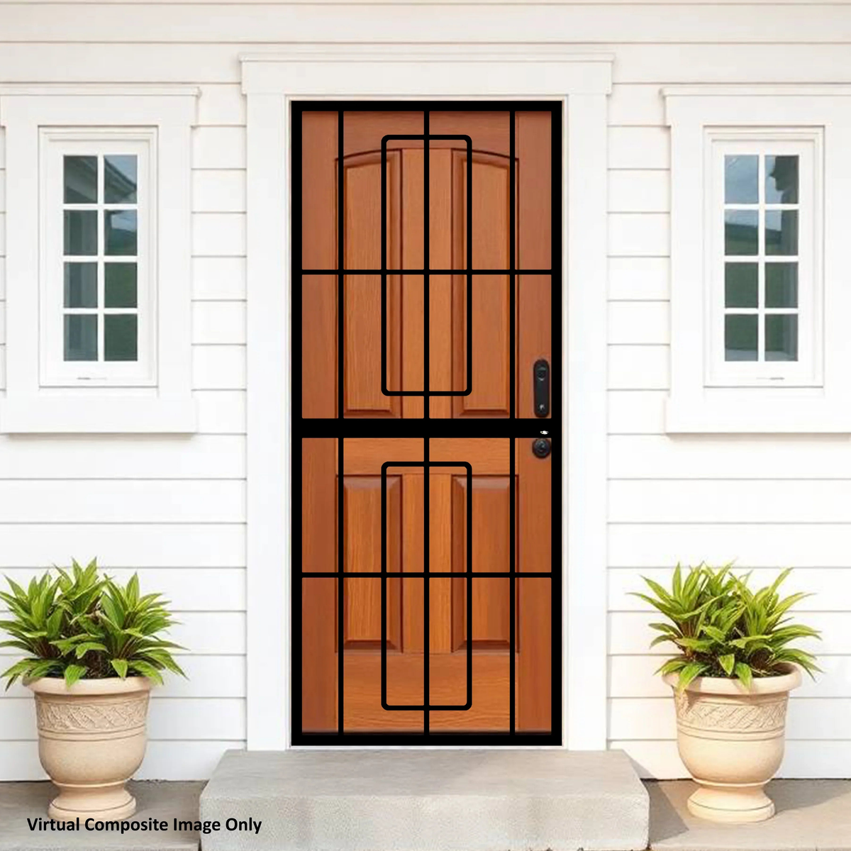 Valor Steel Security Gate 770mm wide x 1950mm High (Ref 34) - Commercial, Gates, metal security gate, Residential - Black DIY XPANDA