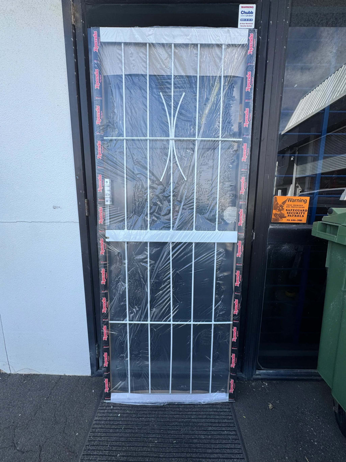 Sibaya steel security gate with double-sided locking for residential entrance security