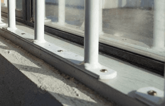 Extendable Window Bars Round Shape Burglar Guards Grilles and Grates ...