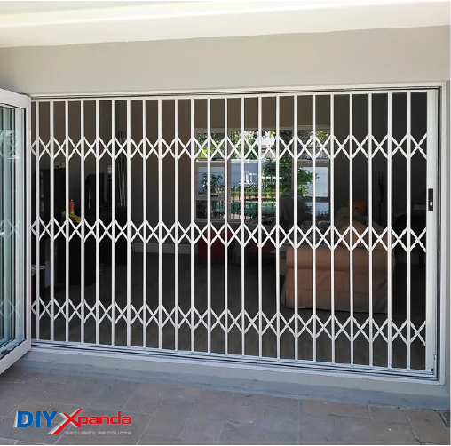 DIY Xpanda Security Grille Gate Door. Alu-Glide type is a popular choice to secure doors and gates.