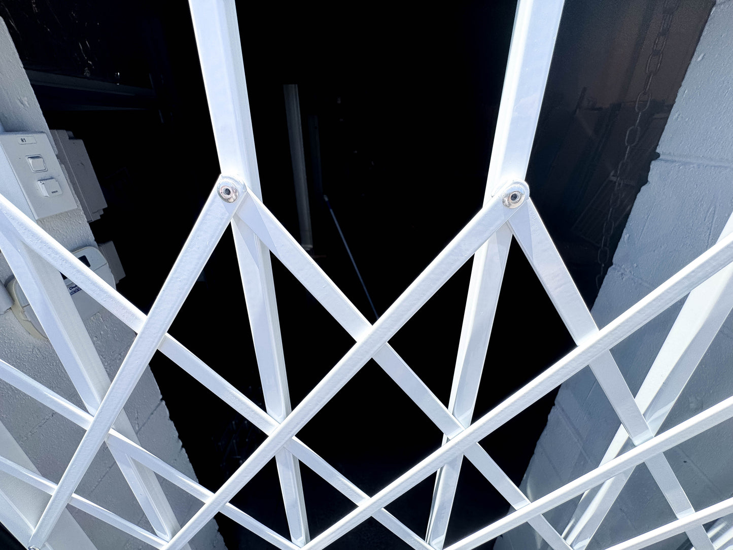 Trellis Style Steel Security Gate 770mm Wide x 1950mm High