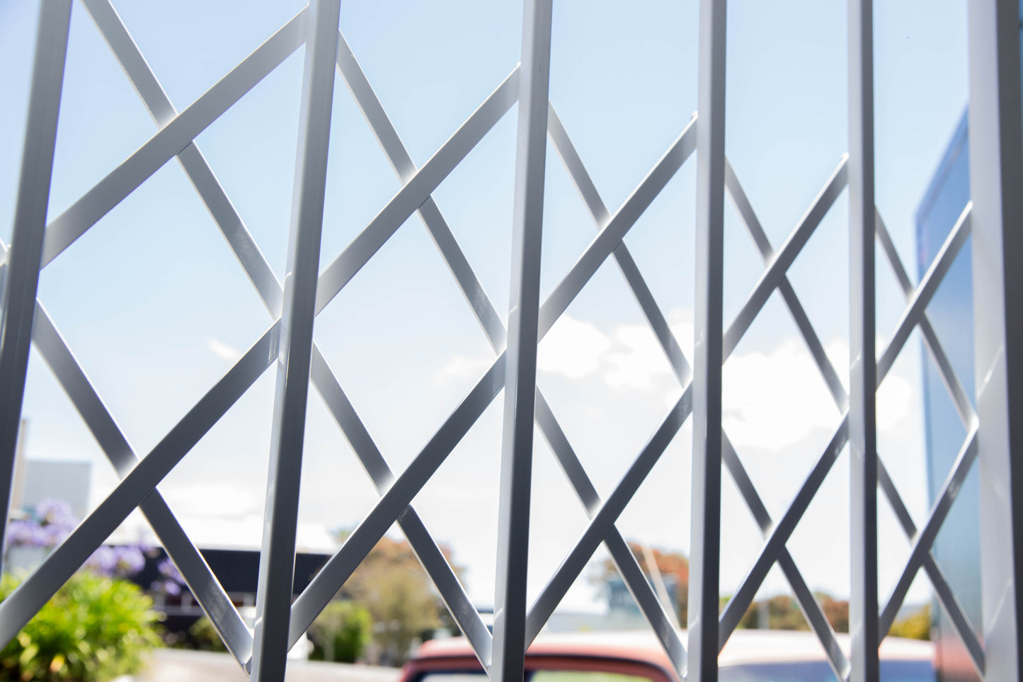 Trellis Style Steel Security Gate 770mm Wide x 1950mm High