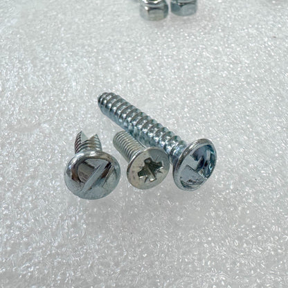 Fixings of the Saftidor retractable security grille installed on residential doorway