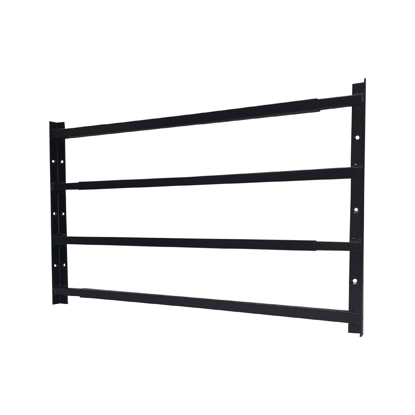 Extendable window bars with 4 square steel security bars for residential window protection