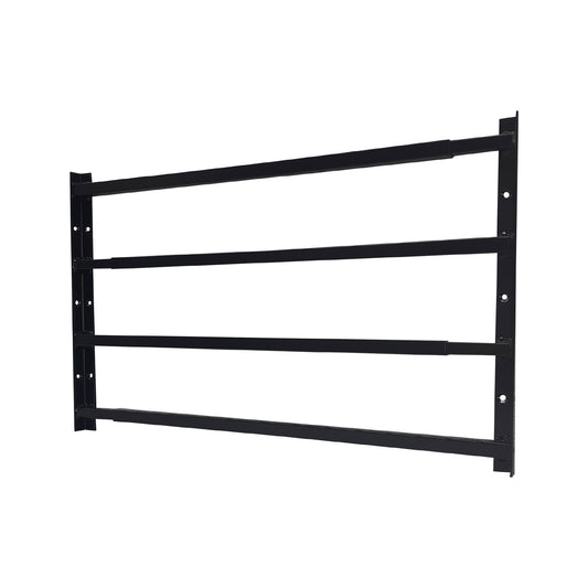 Extendable window bars with 4 square steel security bars for residential window protection