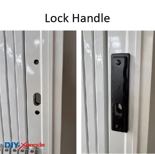 Aluglide Retractable Security Gate 1500mm Wide x 2150mm High (A) - Commercial, Doors, Gates, Residential, Retractable Security Gate - White DIY XPANDA