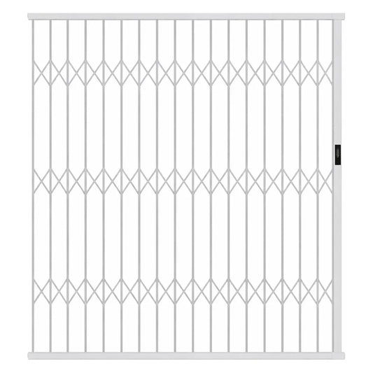Aluglide Retractable Security Gate 3000mm Wide x 2150mm High (C) - Commercial, Doors, Gates, Residential, Retractable Security Gate - White DIY XPANDA