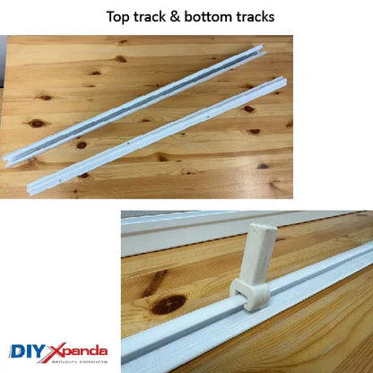 Aluglide Retractable Security Gate 1500mm Wide x 2150mm High (A) - Commercial, Doors, Gates, Residential, Retractable Security Gate - White DIY XPANDA