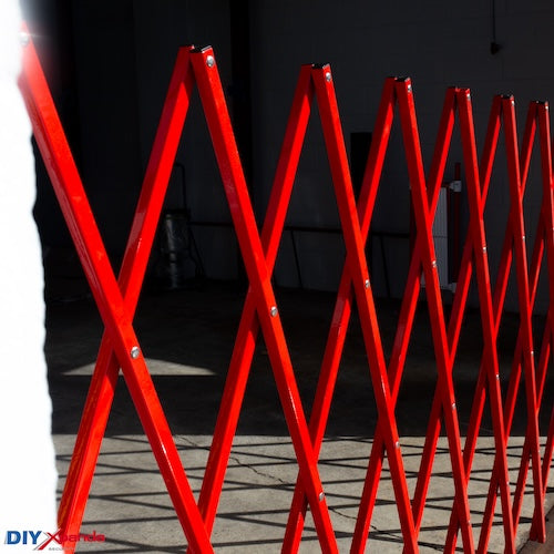 EX-LEASE Expandable Barriers - 5000mm x 1300mm - Red