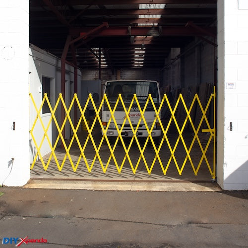 Expandable Barriers - 6000mm x 1000mm - Yellow D