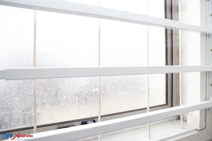Extendable Window Bars | 5 Square Bars | 630-1100mm Wide x 540mm High (E) - Commercial, Residential, Window Bars, Windows - Black DIY XPANDA
