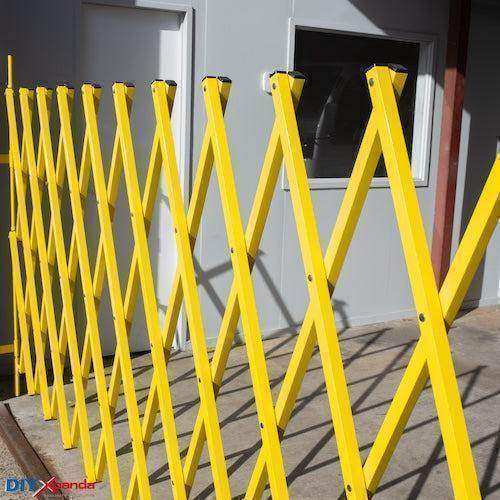Expandable Barrier Yellow D 5000mm (W) 1000mm (W) Folding Safety Fence ...