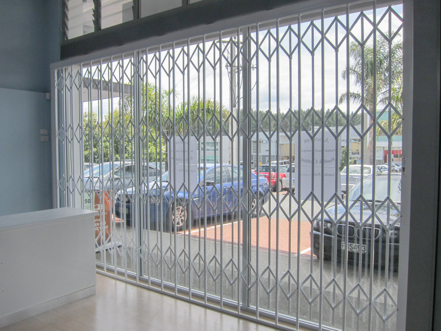 Multiguard Retractable Security Gate 4320mm Wide x 2150mm High (E)