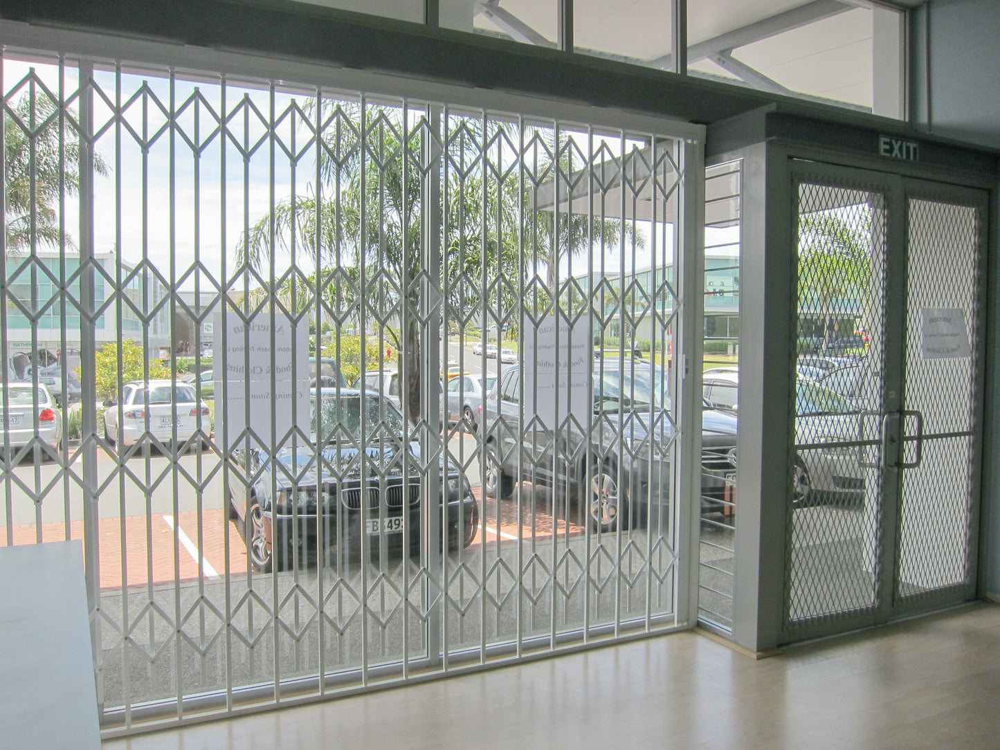 Multiguard Retractable Security Gate 4320mm Wide x 2150mm High (E)