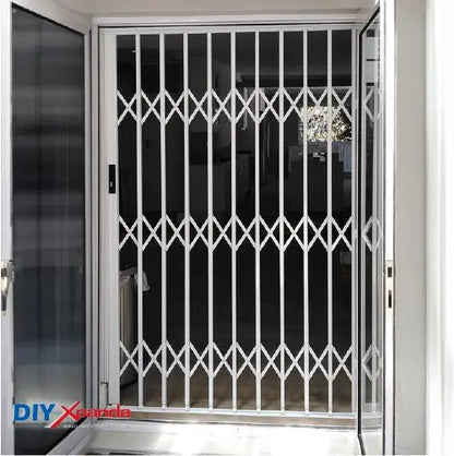 Aluglide Retractable Security Gate A 1500mm (W) 2150mm (H) - DIY XPANDA