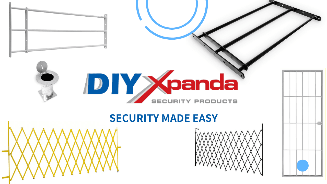 DIY Xpanda provides a wide variety of physical security products. Our options include window bars, pedestrian safety barriers and fences, steel security gates, and doors. Many of them are adjustable in size, made of steel or aluminum, and easy to install.