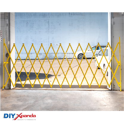 Expandable Barrier Yellow 8m Wide 2.0m High (G) - Commercial, Expandable Barrier, Gates, Residential - DIY XPANDA