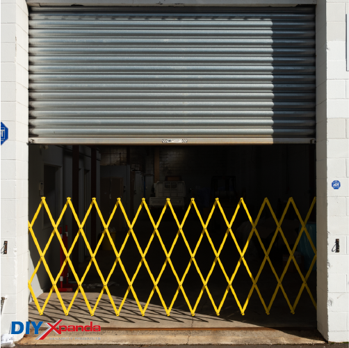 Expandable Barriers  - 8000mm x 1000mm - Yellow