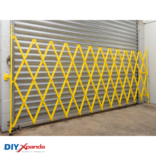 Expandable Barrier Yellow G 8000mm (W) 2000mm (H) - Commercial, Expandable Barrier, Gates, Residential - DIY XPANDA