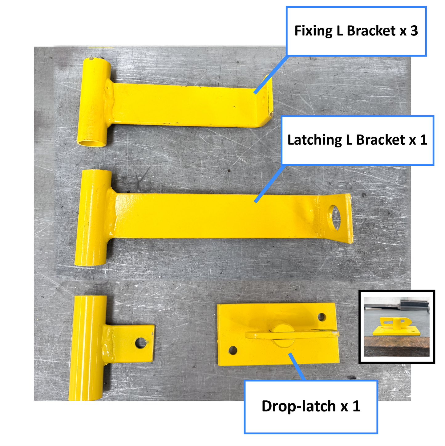 Expandable Barrier Yellow G 8000mm (W) 2000mm (H)
