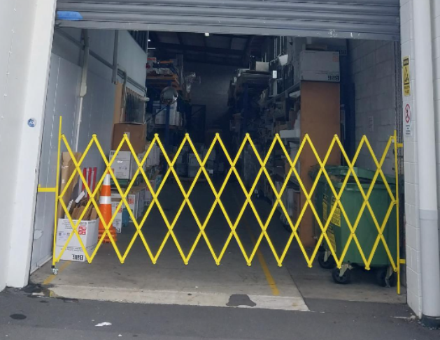 Expandable Barrier - 6000mm (W) x 1500mm (H) - Yellow Commercial Expandable Barrier Residential Expandable Barriers