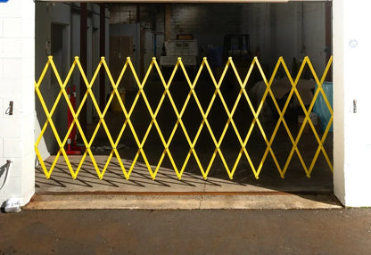 Expandable Barrier Yellow 8m Wide 2.0m High (G) - Commercial, Expandable Barrier, Gates, Residential - Yellow DIY XPANDA