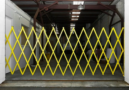 Expandable Barrier Yellow 8m Wide 2.0m High (G) - Commercial, Expandable Barrier, Gates, Residential - Yellow DIY XPANDA