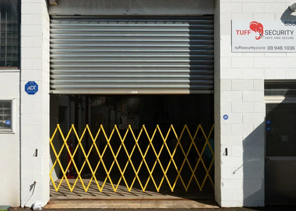 Expandable Barrier Yellow 8m Wide 2.0m High (G) - Commercial, Expandable Barrier, Gates, Residential - Yellow DIY XPANDA
