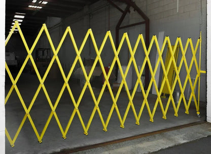 Expandable Barrier Yellow 8m Wide 2.0m High (G) - Commercial, Expandable Barrier, Gates, Residential - Yellow DIY XPANDA