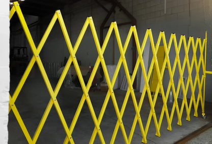 Expandable Barrier Yellow 8m Wide 2.0m High (G) - Commercial, Expandable Barrier, Gates, Residential - Yellow DIY XPANDA