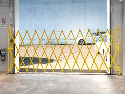 Expandable Barrier Yellow 8m Wide 2.0m High (G) - Commercial, Expandable Barrier, Gates, Residential - Yellow DIY XPANDA