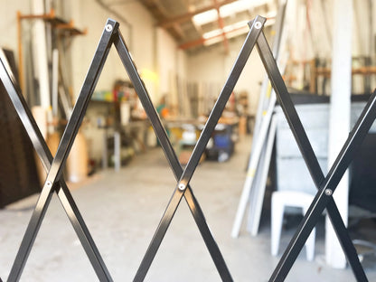 Expandable Barrier Black 4m Wide 1.9m High (B) - Commercial, Expandable Barrier, Residential - Black DIY XPANDA