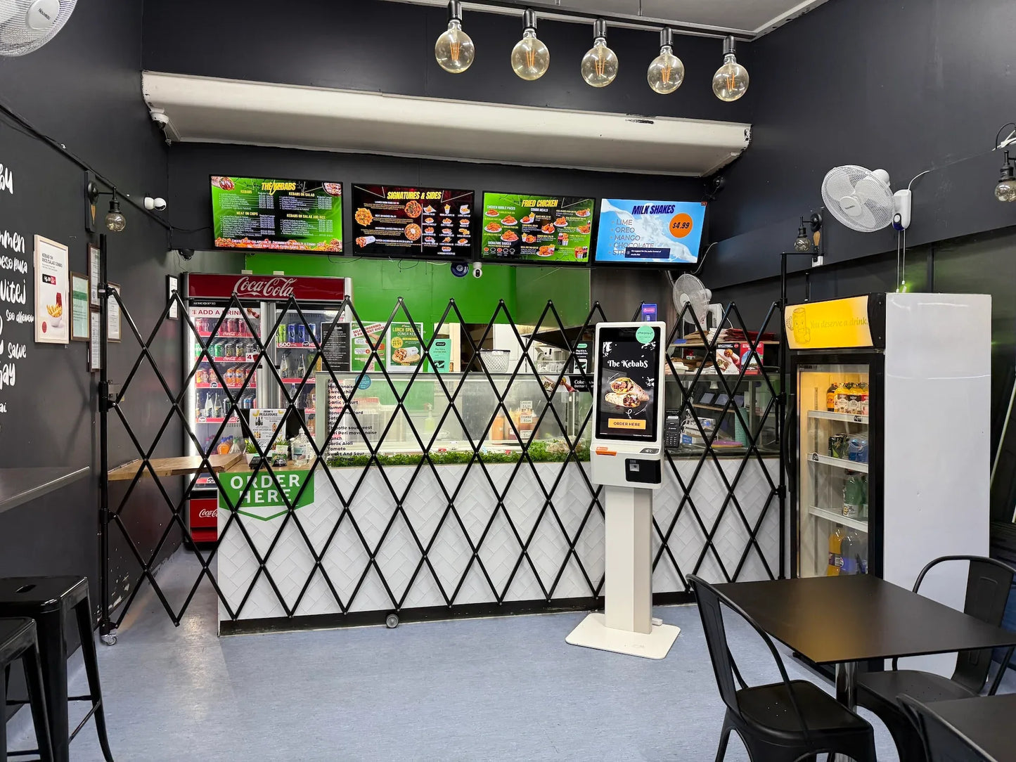 Expandable Barrier Black 4m Wide 1.9m High (B) - Commercial, Expandable Barrier, Residential - Black DIY XPANDA