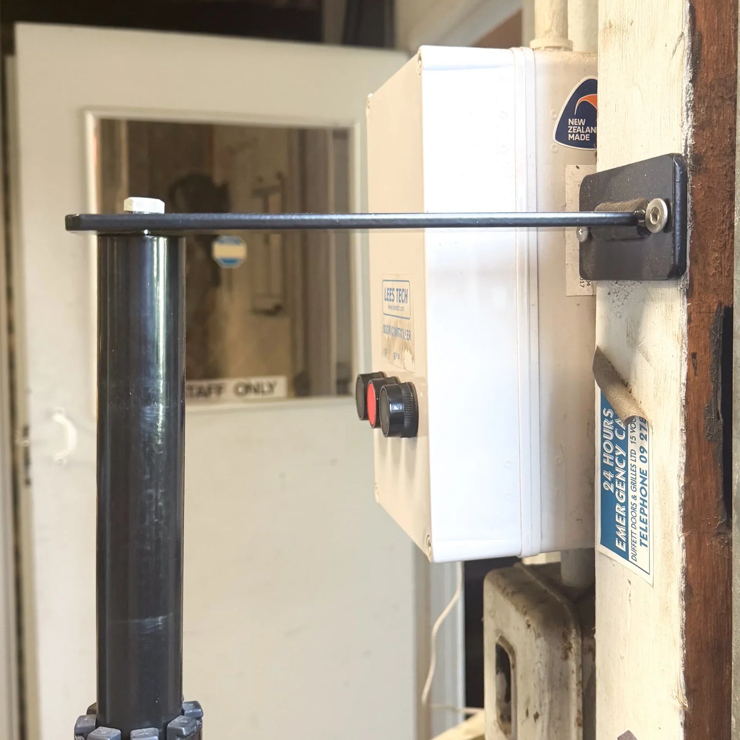 Expandable Barrier Black 4m Wide 1.9m High (B) - Commercial, Expandable Barrier, Residential - Black DIY XPANDA