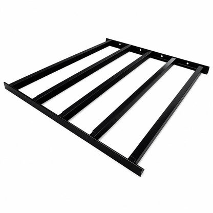 Extendable window bars with 5 square steel security bars for residential window protection