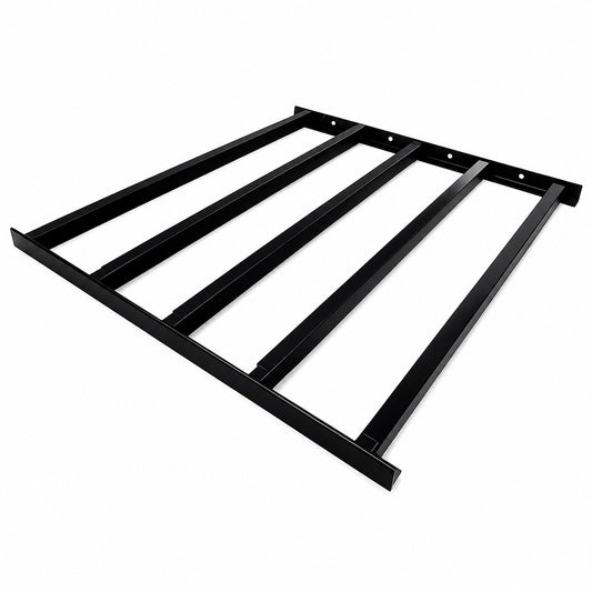 Extendable window bars with 5 square steel security bars for residential window protection