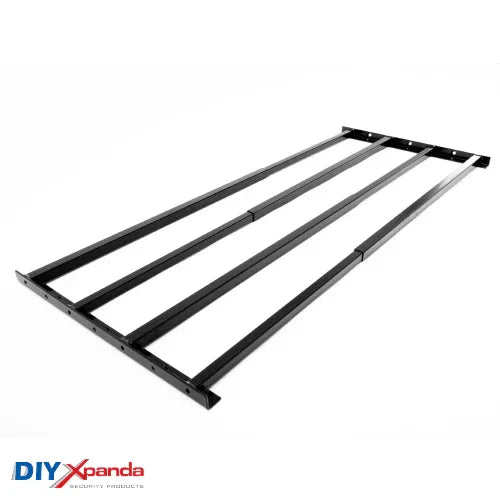 Extendable Window Bars | 4 Square Bars | 630-1100mm Wide x 420mm High (D) - Commercial, Residential, Window Bars, Windows - Black DIY XPANDA
