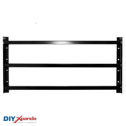 Extendable Window Bars | 3 Square Bars | 630-1100mm Wide x 300mm High (C) - Commercial, Residential, Window Bars, Windows - Black DIY XPANDA