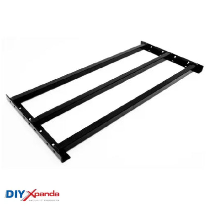 Extendable Window Bars | 3 Square Bars | 630-1100mm Wide x 300mm High (C) - Commercial, Residential, Window Bars, Windows - Black DIY XPANDA