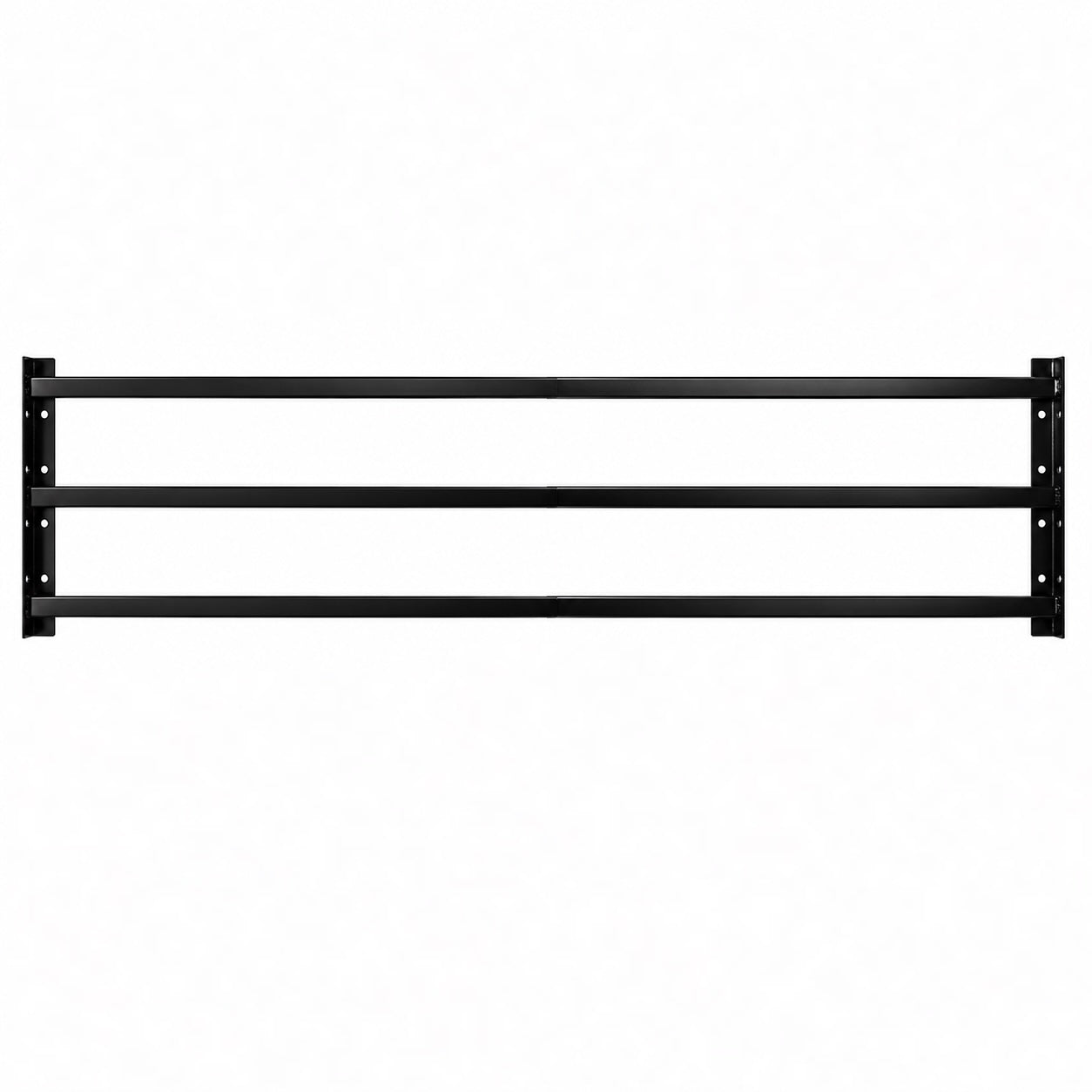 Extendable window bars with 3 square steel security bars for residential window protection