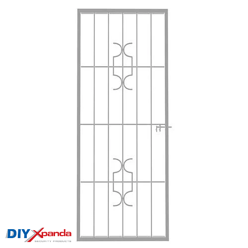 Metal Security Gate 770mm (W) x 1950mm (H) Homestyle Shootbolt Door