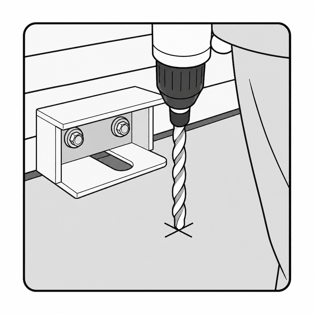 How to install RDF Roller Shutter Protection Lockdown with Removable Anchor step 4
