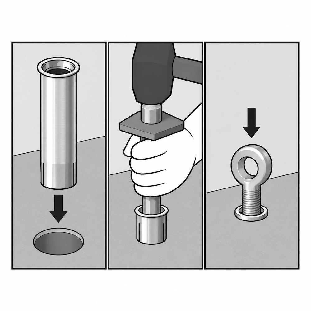 How to install RDF Roller Shutter Protection Lockdown with Removable Anchor step 5-2