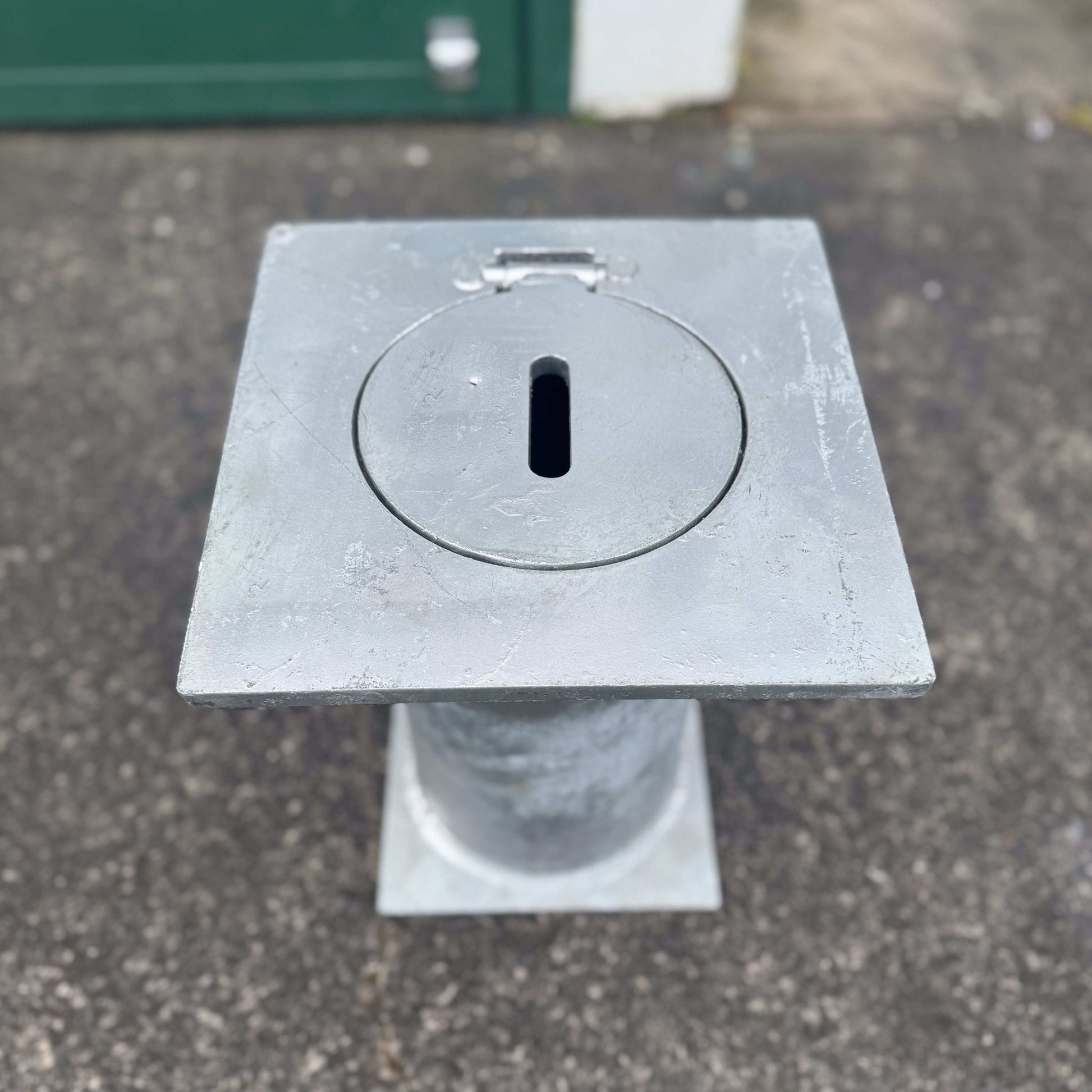 Removable Bollard Base Housing 10mm Steel Square Plate - Bollard, Bollard Base, Commercial, Gates, Residential - DIY XPANDA